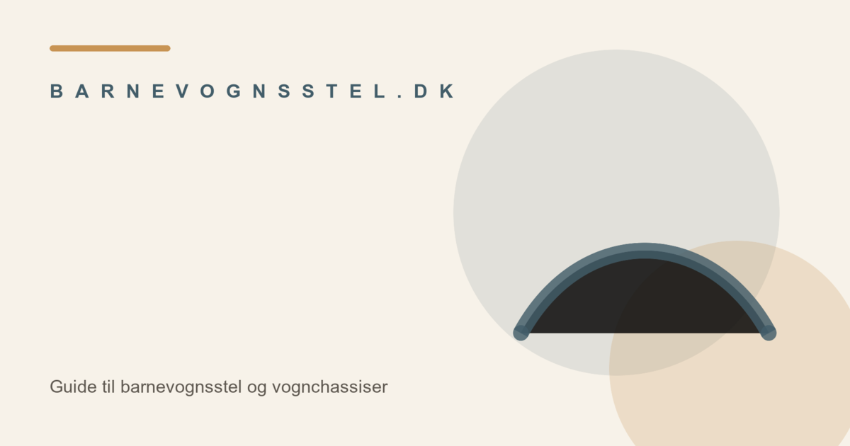 Barnevognshjul: hjul, dæk og aksler